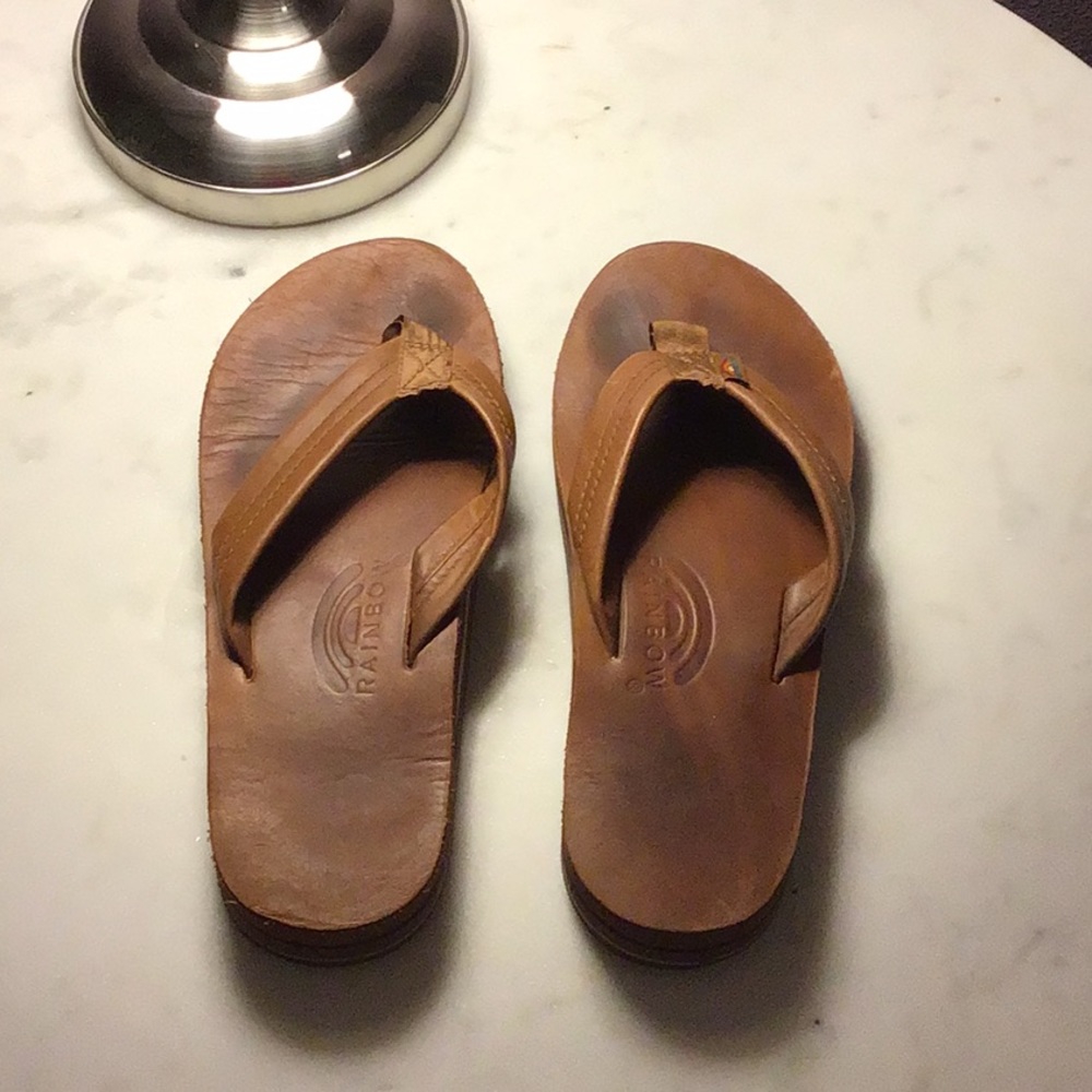 Rainbow leather sandals (medium)